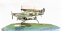 Johnnie Johnson 3 piece Spitfire set containing Mk1, MVB & MkIX versions plinth mounted